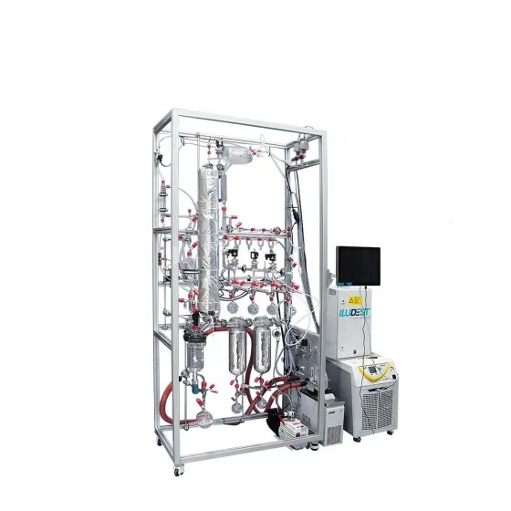 Lab-Scale Distillation Unit for universal use to determine distillation data for upscaling